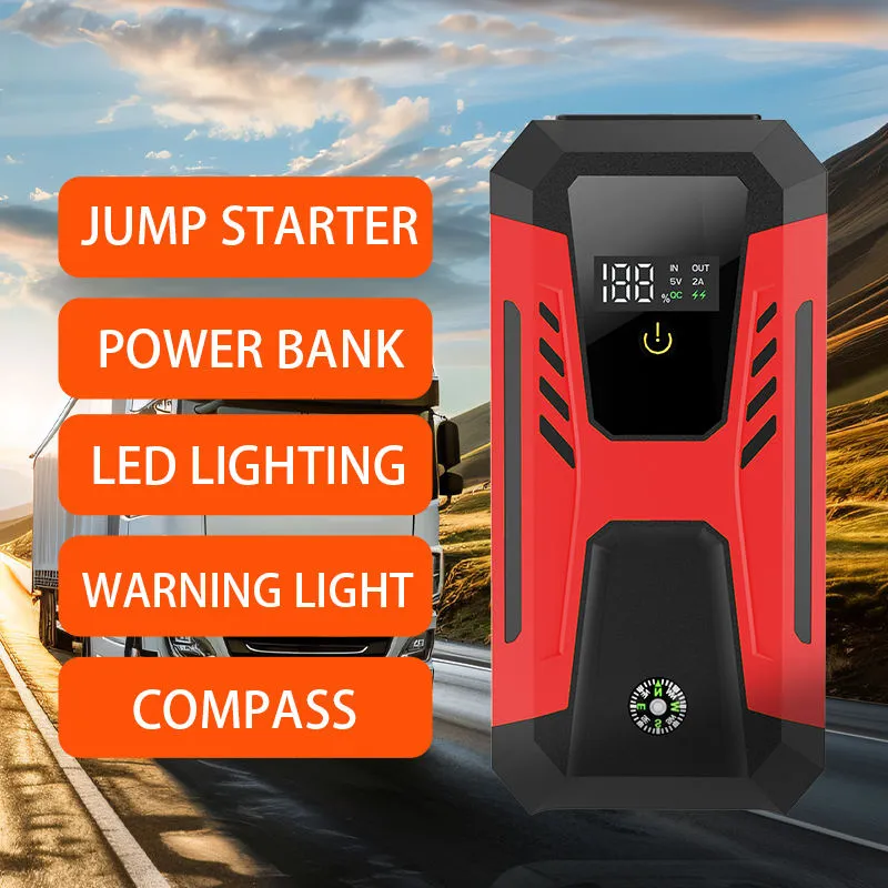 12V Auto Jump Starter Peak 1000A 8