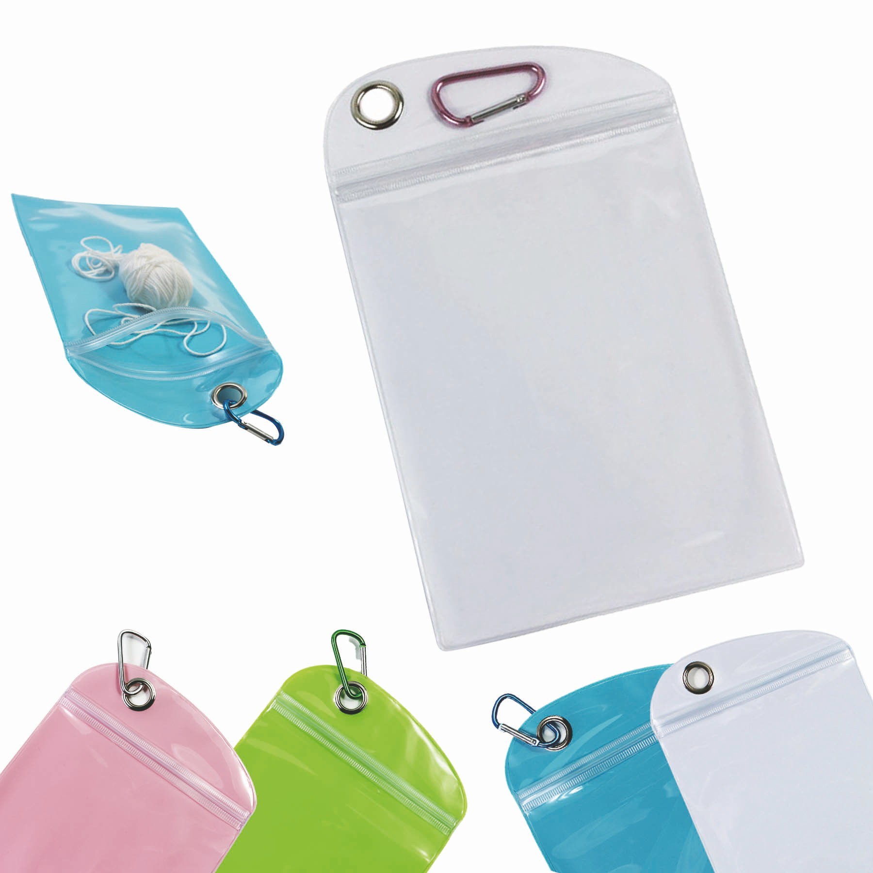 Multi-Purpose Pvc Storage Bag With Carabiner 3
