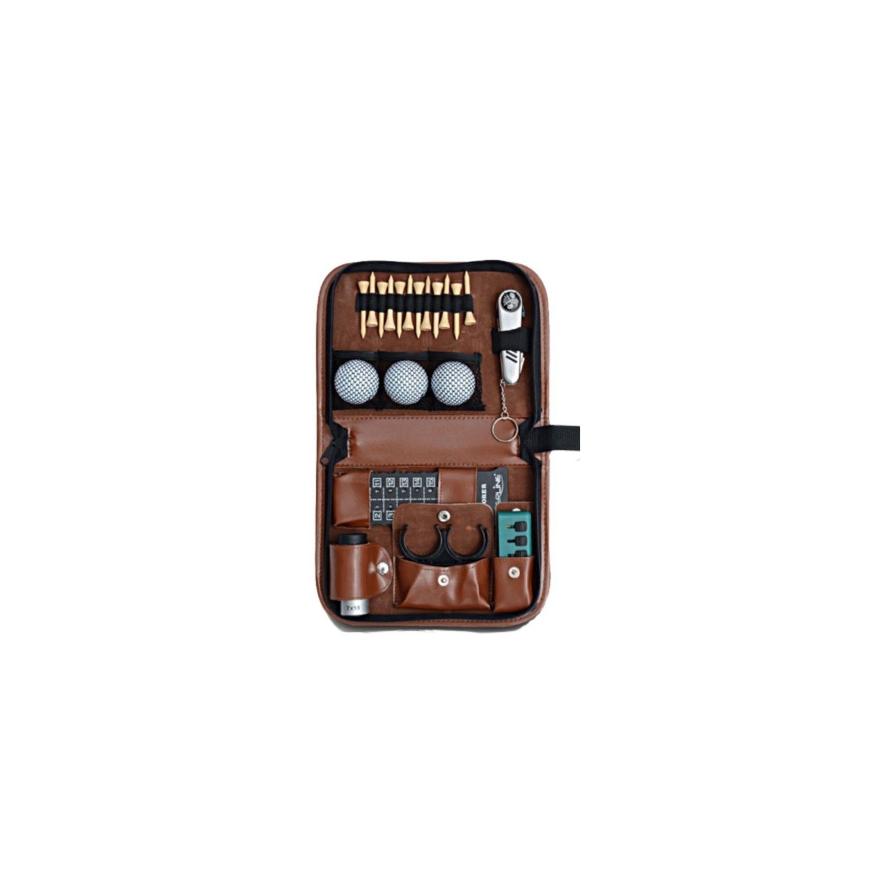 Golf Portable Leather Accessories Bag 5