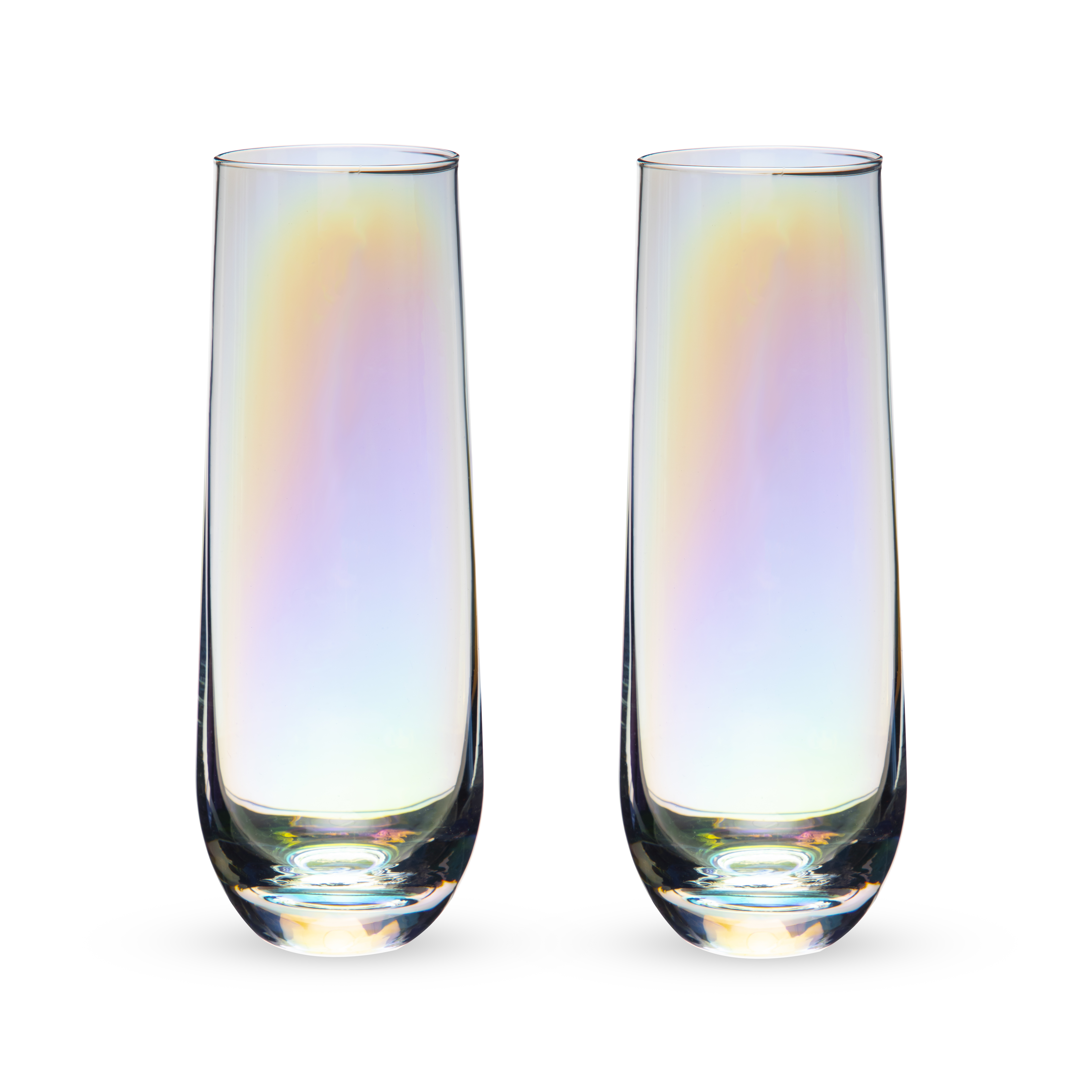 Twine Living® Luster Stemless Champagne Flute, set of 2 9