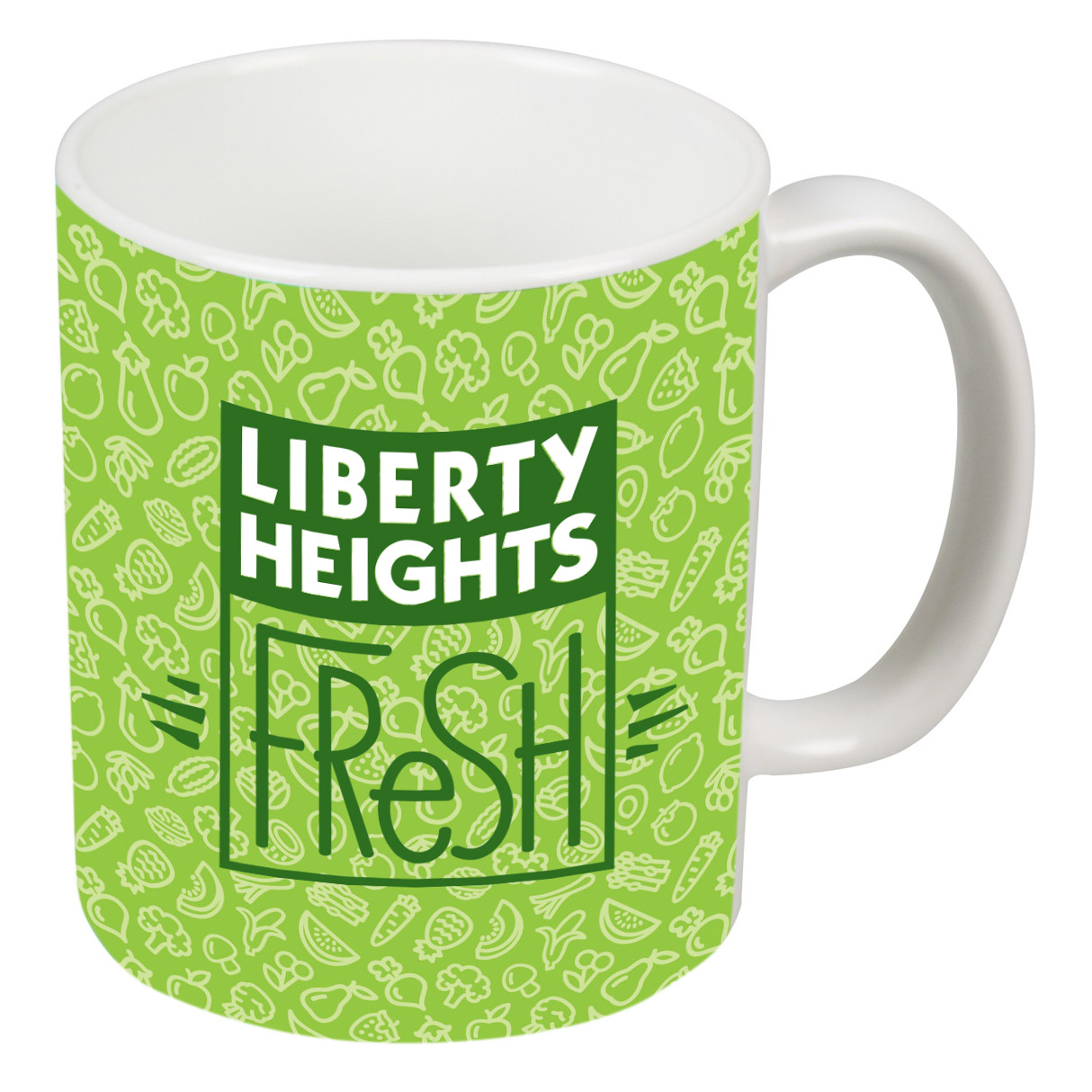 11 oz. Full Color Ceramic Coffee Mug 1