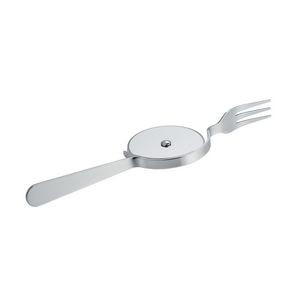 Stainless Steel Roller Pizza Cutter With Integrated Fork 14