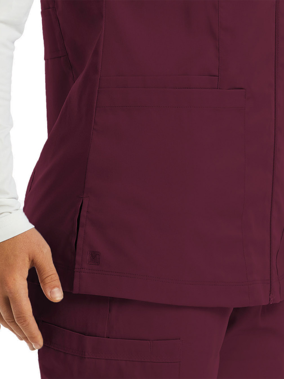Maevn - Matrix - Women's Five-Pocket Zip-Front V-Neck Vest 6
