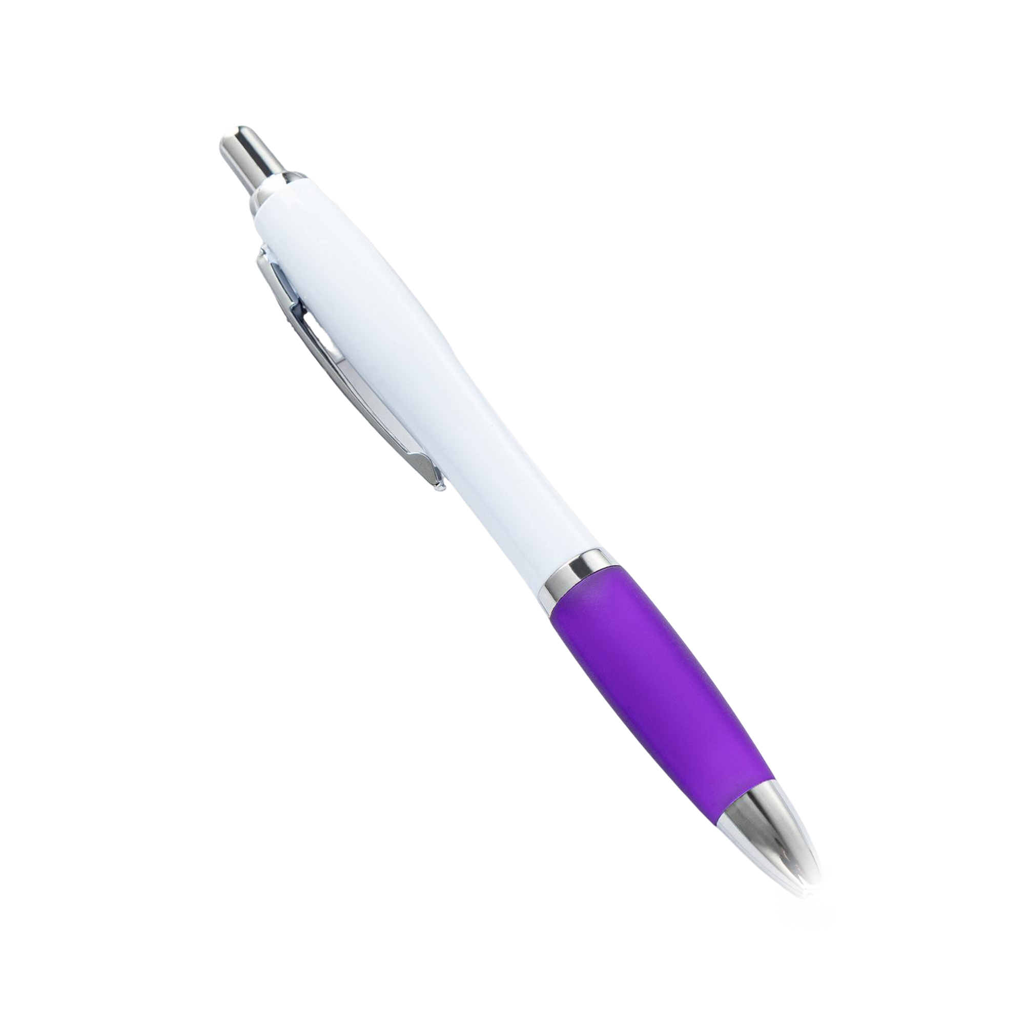 Retractable Ballpoint Pen Translucent Barrel Design 5