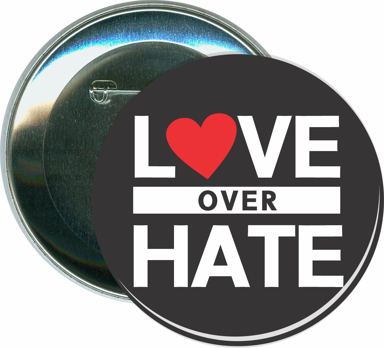 Love Over Hate Button 1