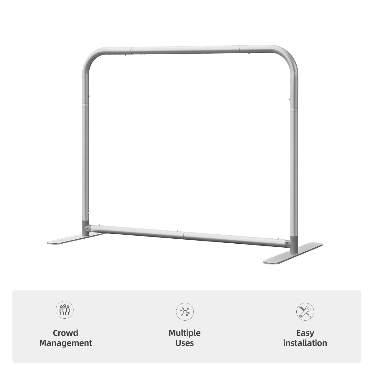 40"w x 35"h Crowd Barrier 3