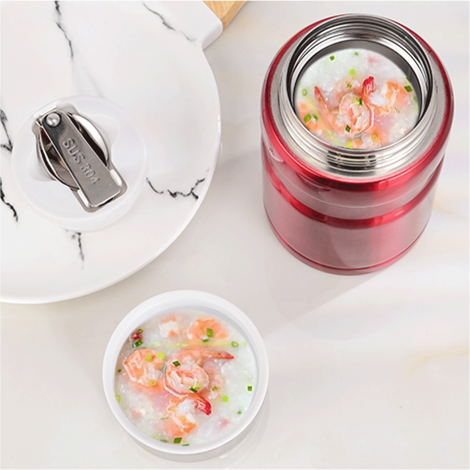 17 25 oz Sturdy Spacious Stainless Steel Insulated Food Jar 21