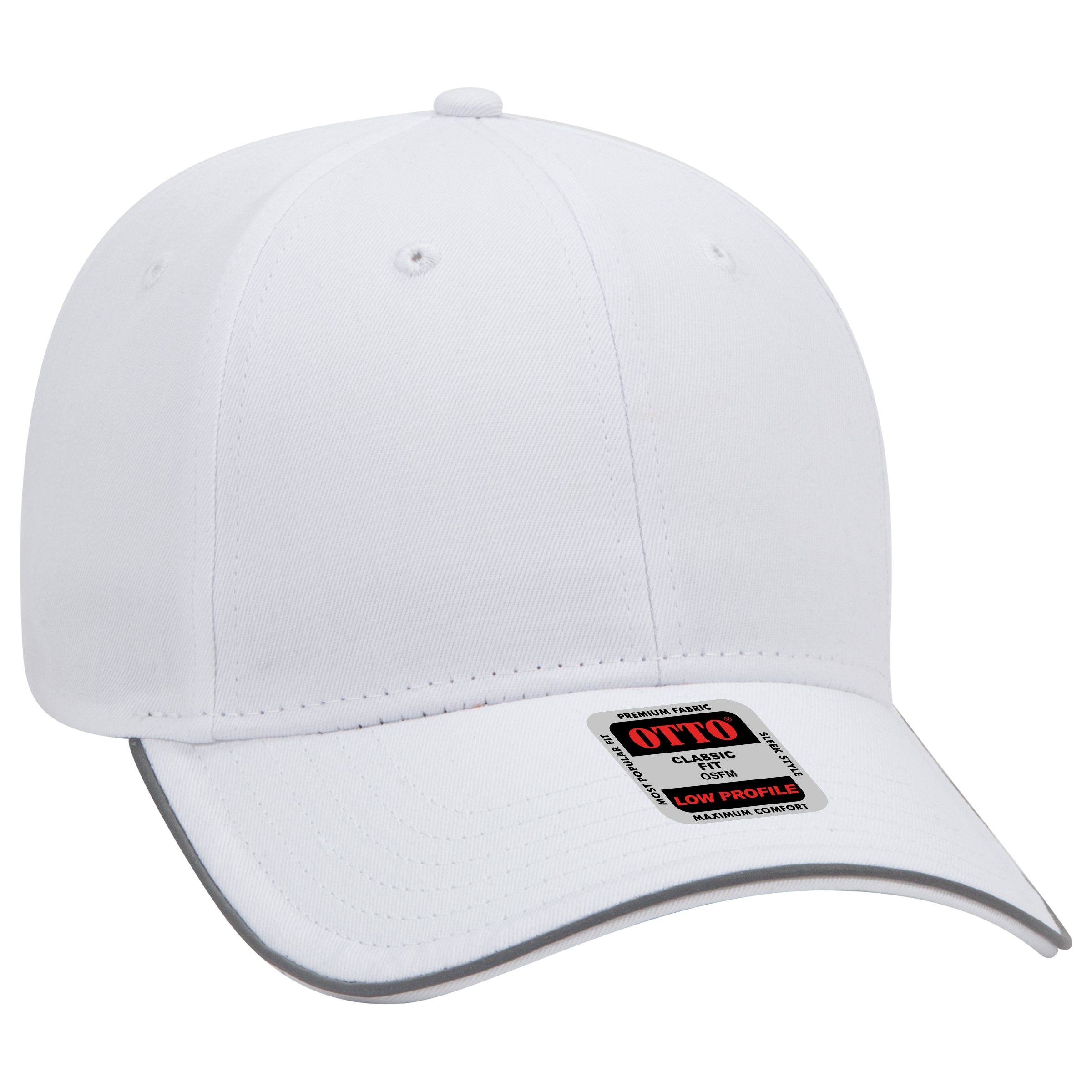 OTTO CAP® Reflective 6 Panel Low Profile Baseball Cap 3