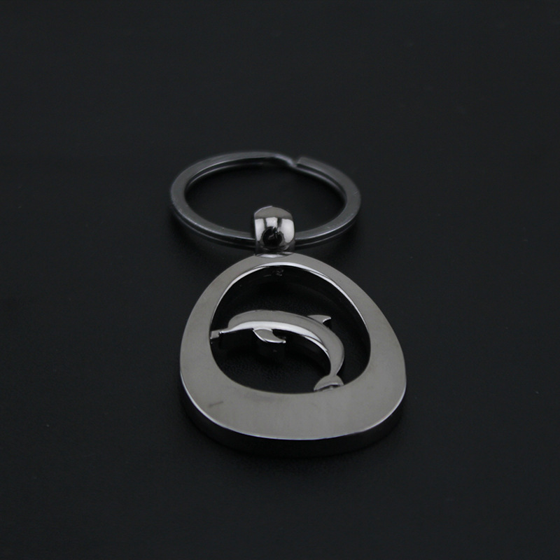 Creative Dolphin Metal Key Ring 2