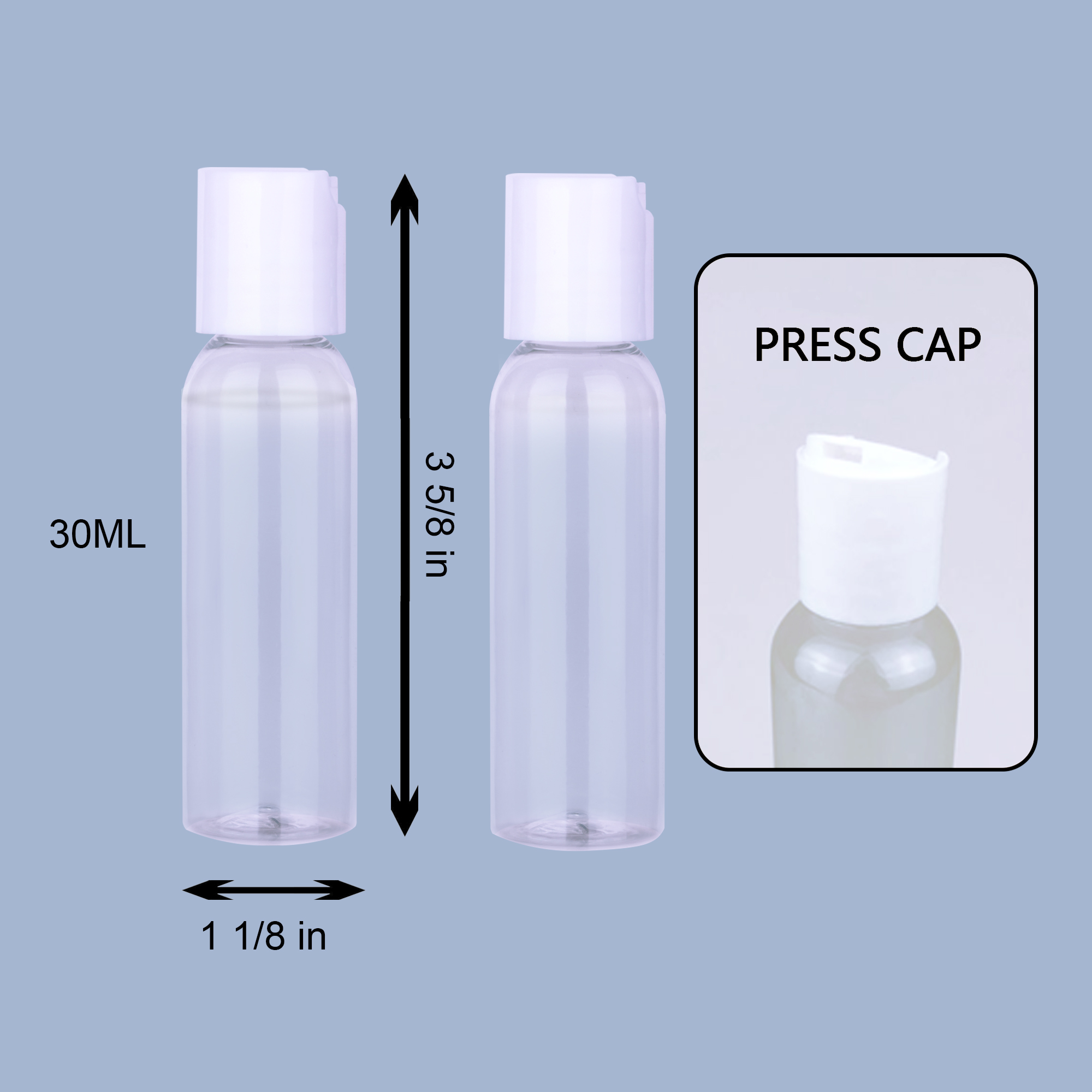 PPE 1 Oz.Gel Bottle for Hand Sanitizer