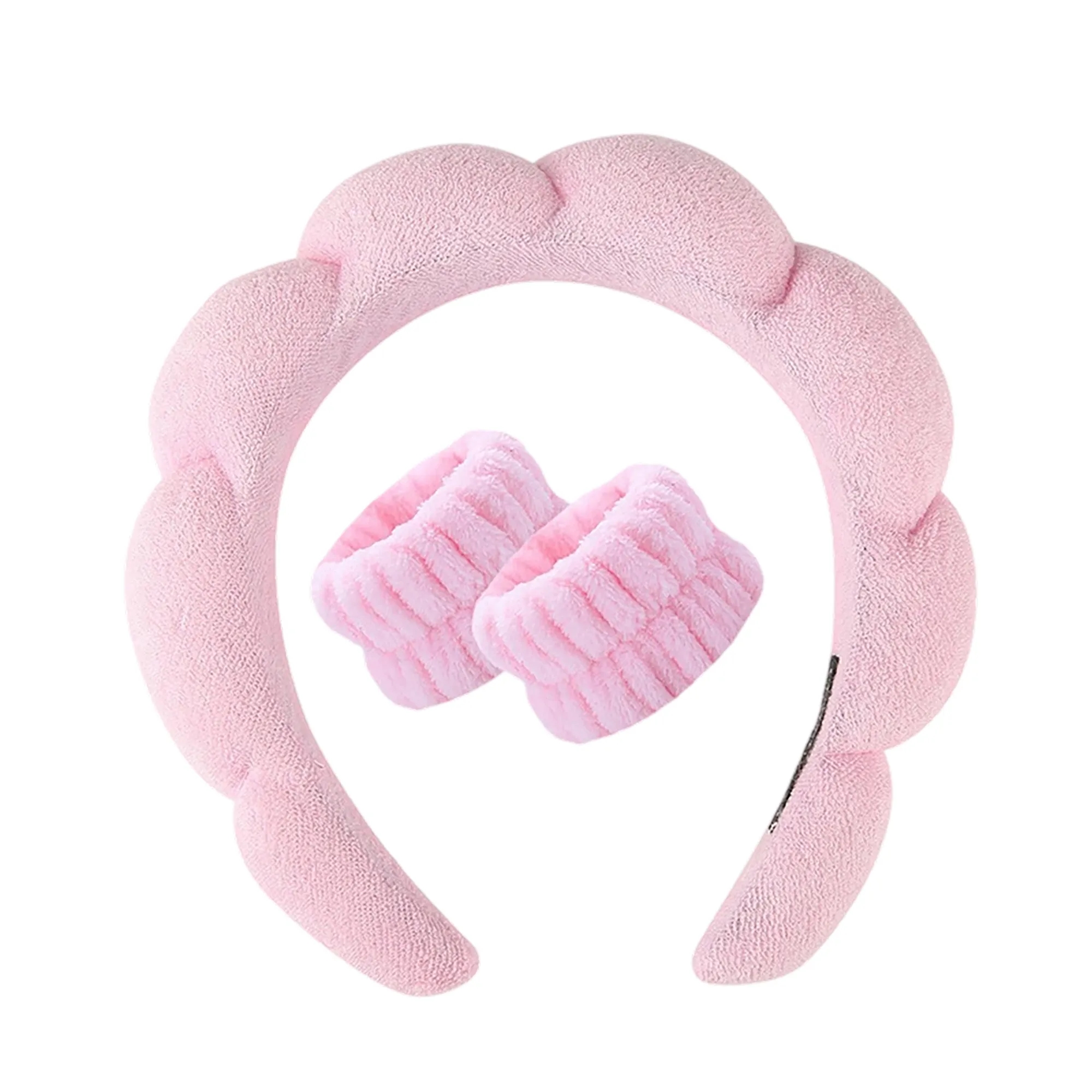 Terry Cloth Spa Headband Set 3