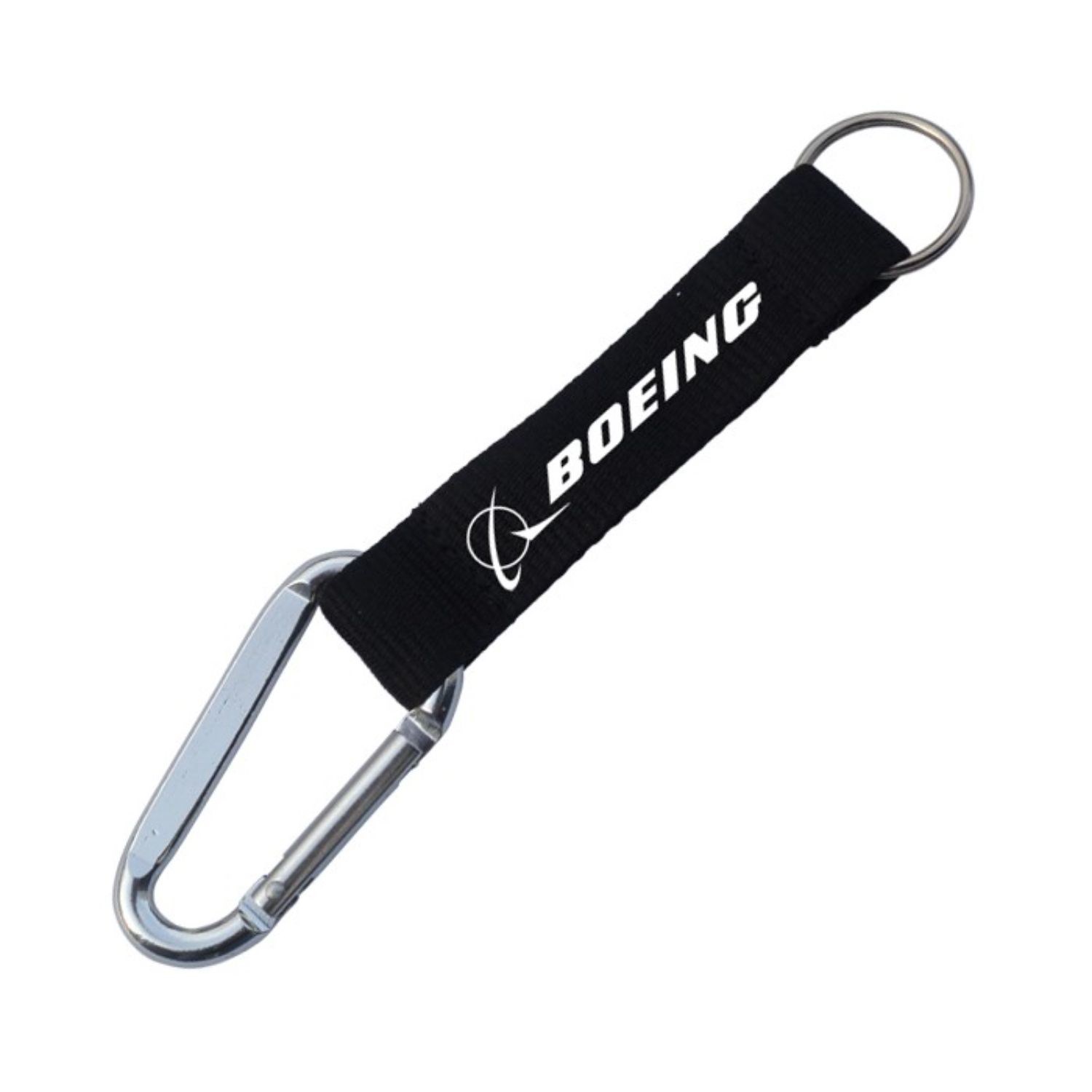 3/4" Carabiner Keychain Pocket Lanyards w/ Keyring 2
