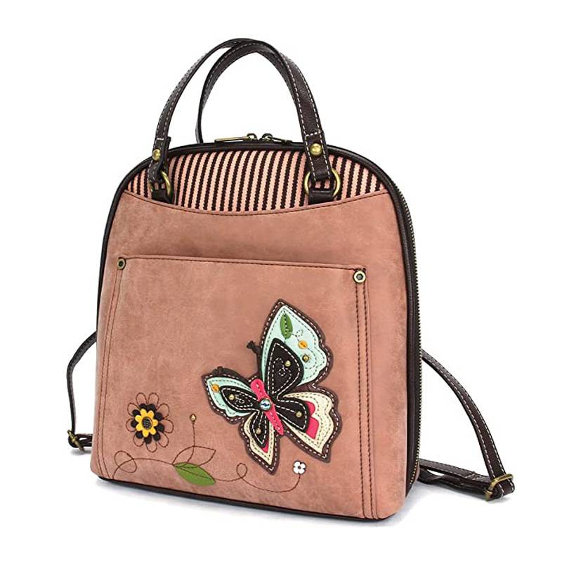 PU Leather Convertible Backpack 1