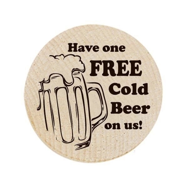 Custom Printed WOODEN NICKELS 2