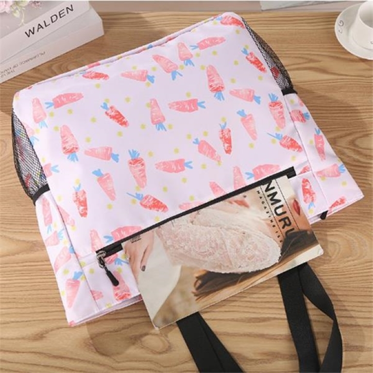 Travel beach tote bag, custom tote bag with logo imprint 12