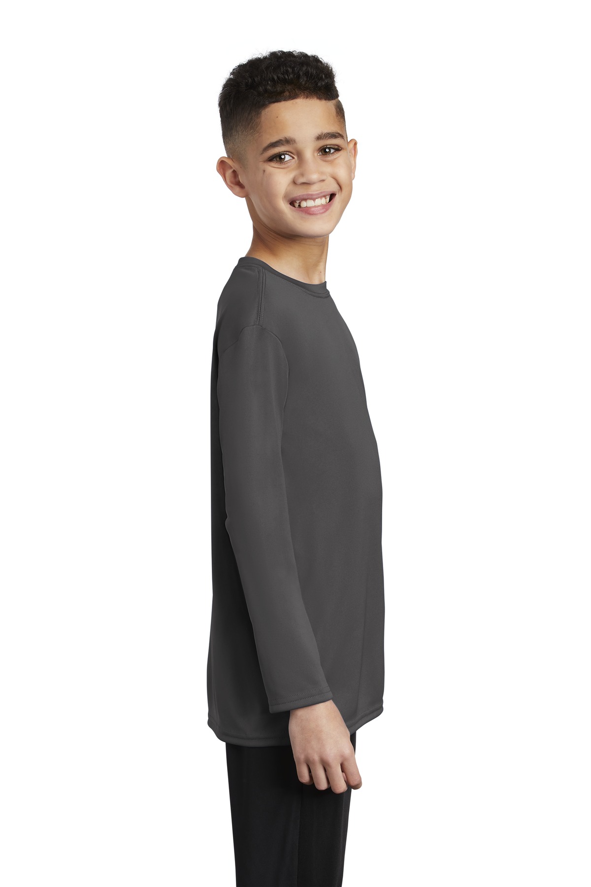 Port & Co Youth Long Sleeve Performance Tee PC380YLS 31