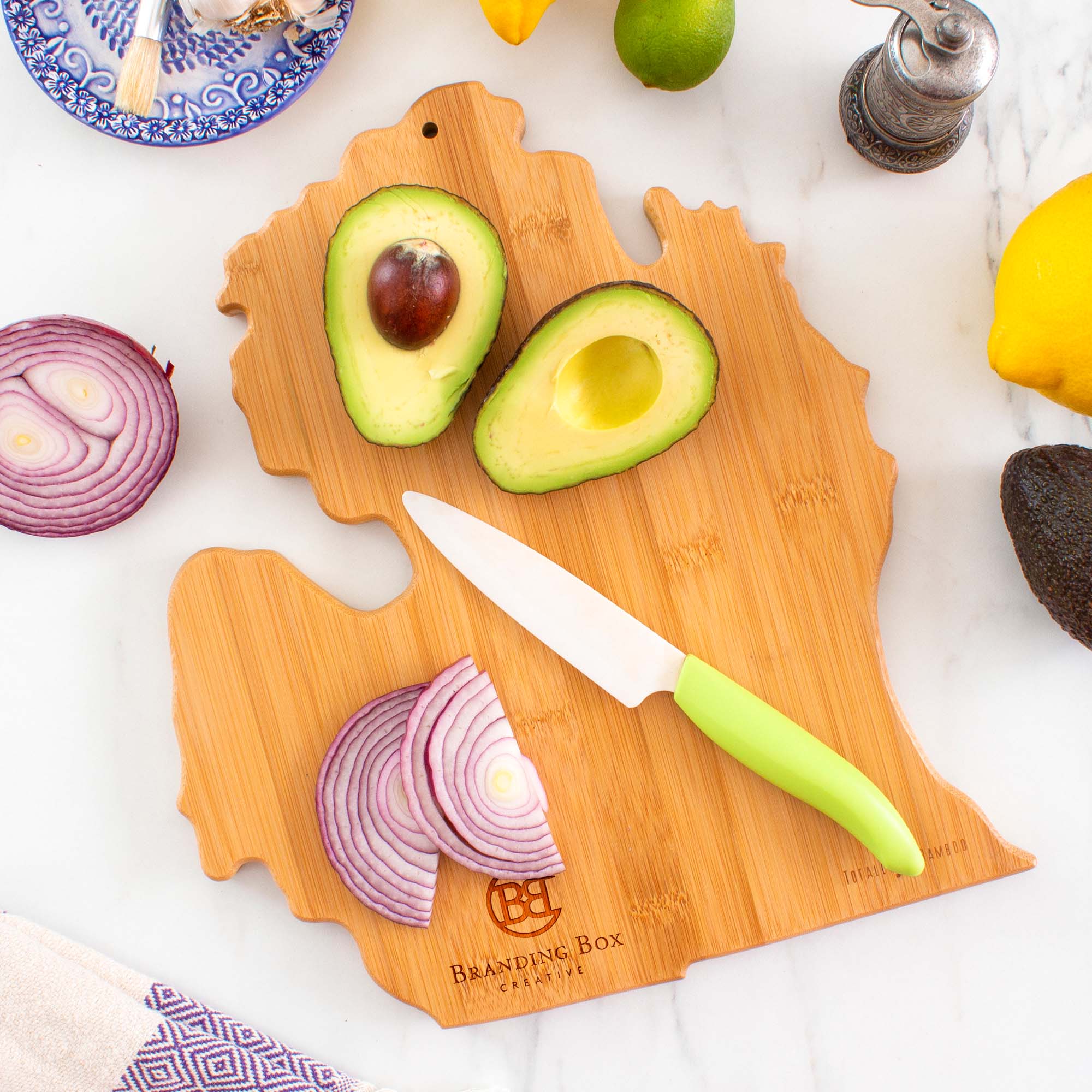 Destination Michigan Mitt Cutting & Serving Board 9