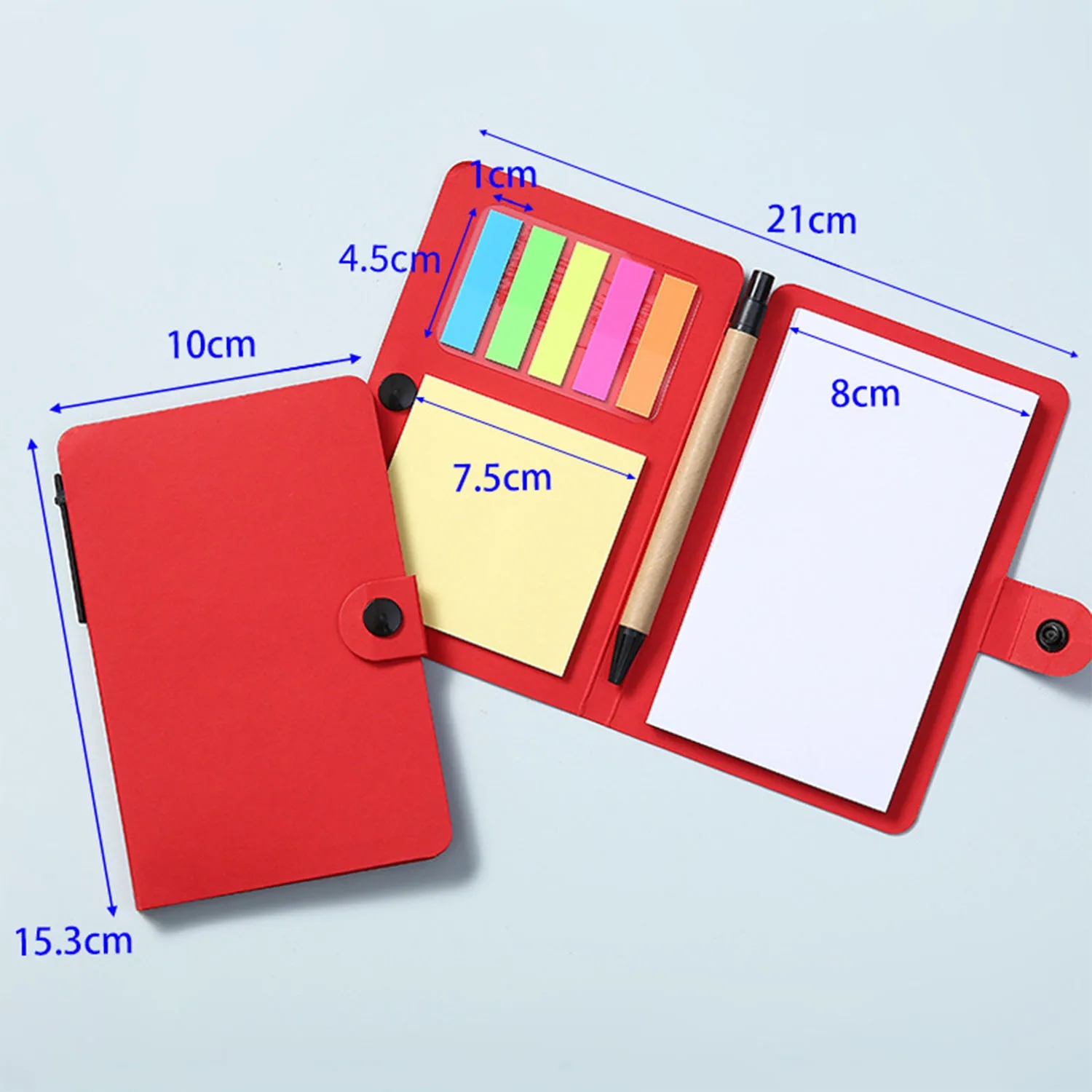 Kraft Notepad With Sticky Notes And Pen 3