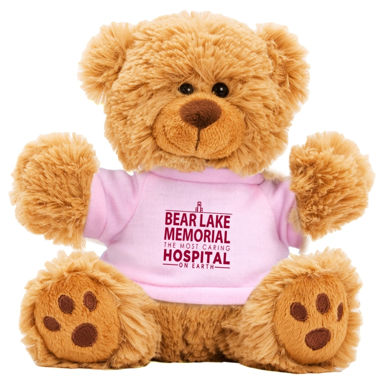 Ted T. Bear" 6" Plush Teddy Bear With Choice of T-Shirt Color 16