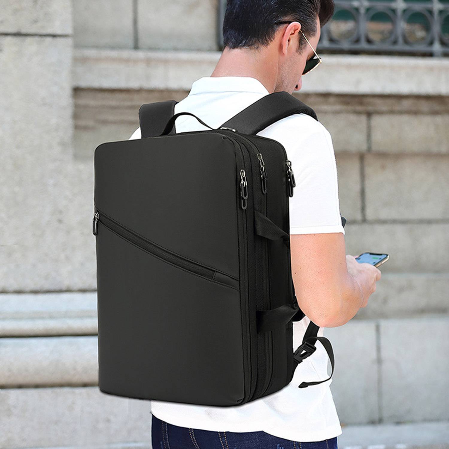 Travel Backpack W/ Shoes Compartment 5