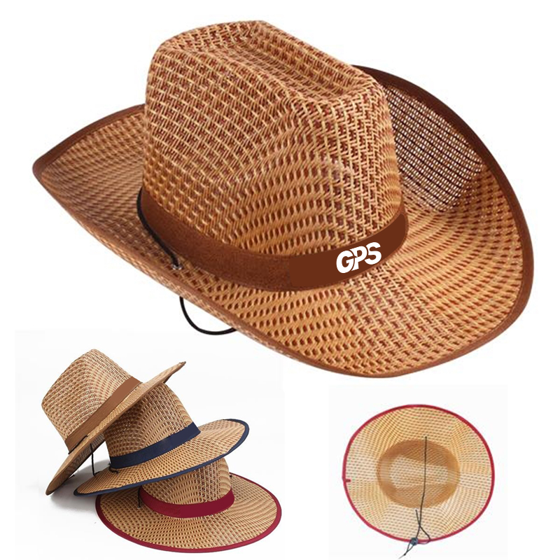 Adults Straw Cowboy Hats