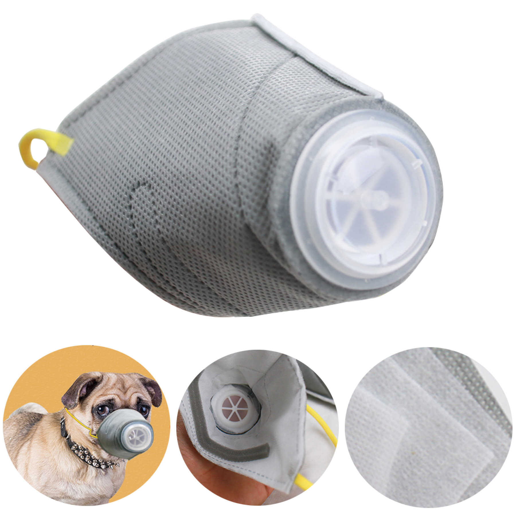 4 Layer Non-Woven Fabric Pet Respirator Mask 2