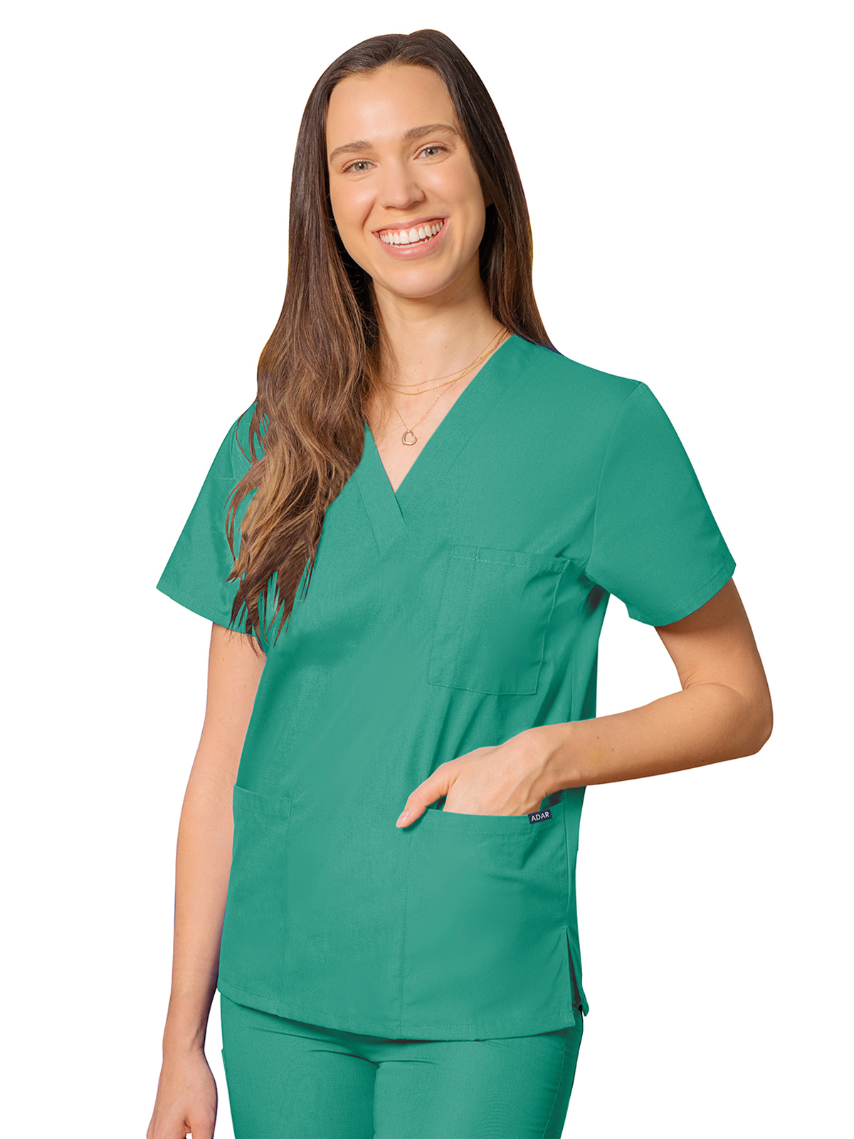 Adar - Universal - Unisex 3-Pocket V-Neck Top 13