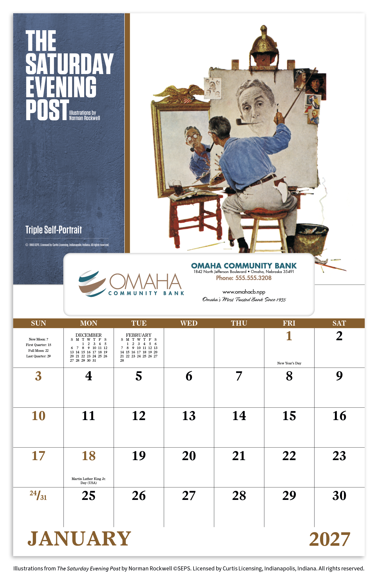 Good Value™ The Saturday Evening Post - Window Calendar 51