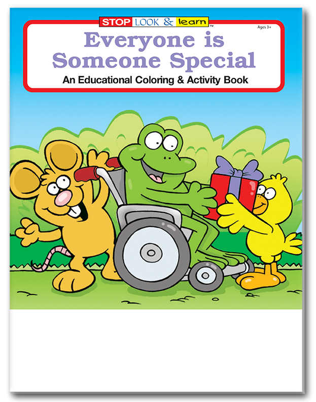 COLORING BOOK - Everyone is Someone Special Coloring & Activity Book 4