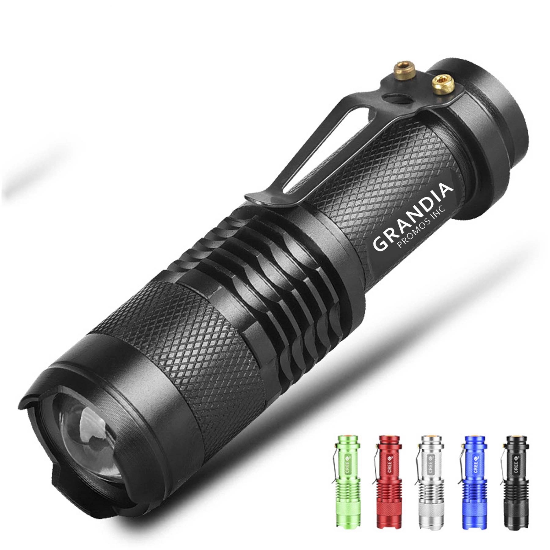 Mini Tactical Zoom Rechargeable Led Flashlight 1