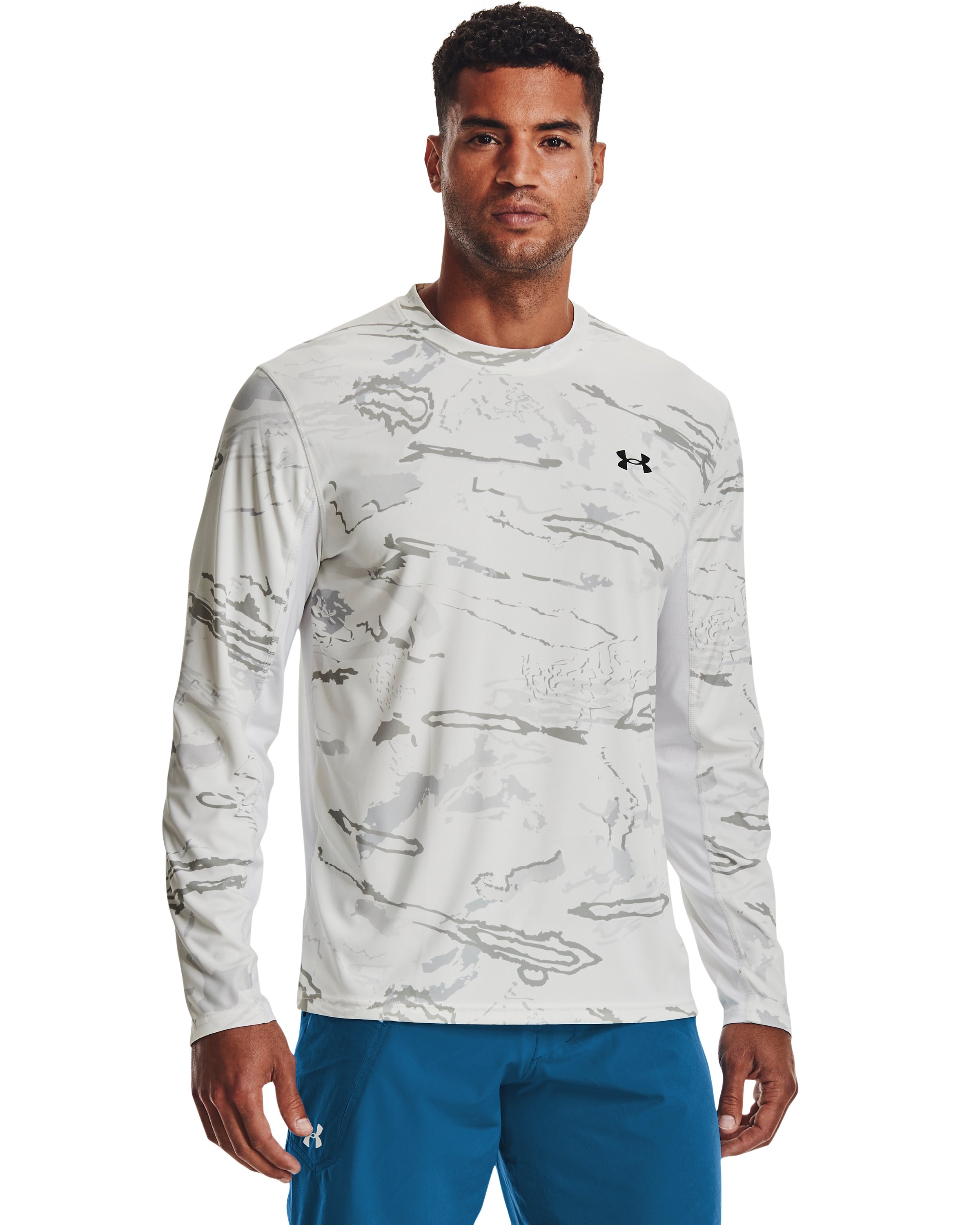 UA Iso-Chill Shorebreak Camo Men's Long Sleeve 12