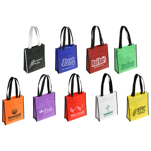 Peak Non-Woven Tote Bag with Pocket 1