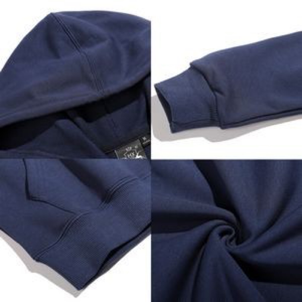 High Quality Fiber And Cotton Pullover Hoodie, custom hoodie or sweatshirt with logo imprint 3