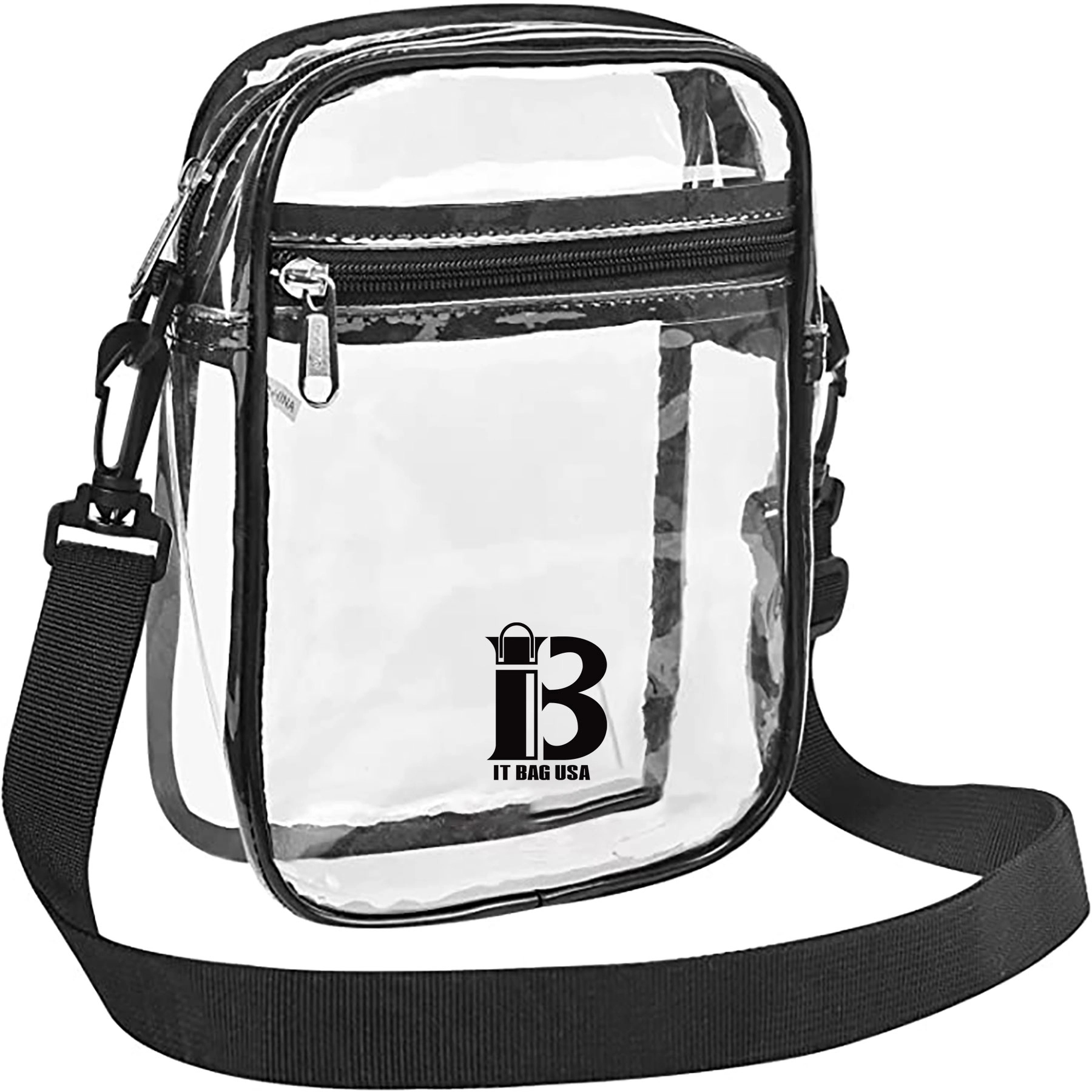 Diagonal Pvc Transparent Bag 2