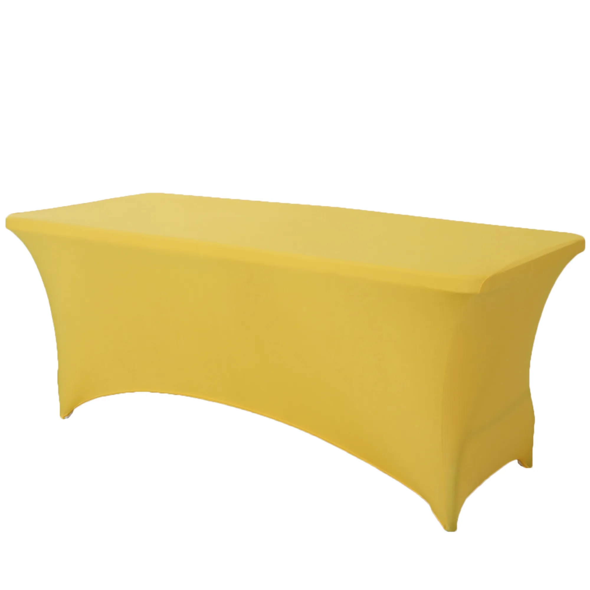 6FT Stretch Tablecloth Fits Rectangular Table MOQ 1PCS 3