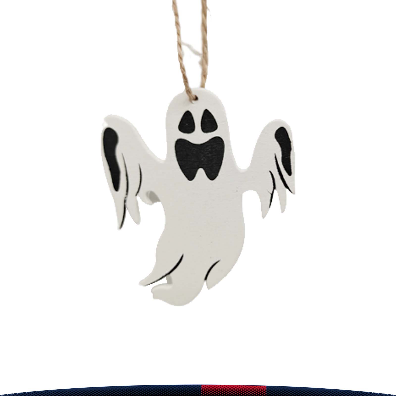 Wooden Halloween Decorative Pendant 1