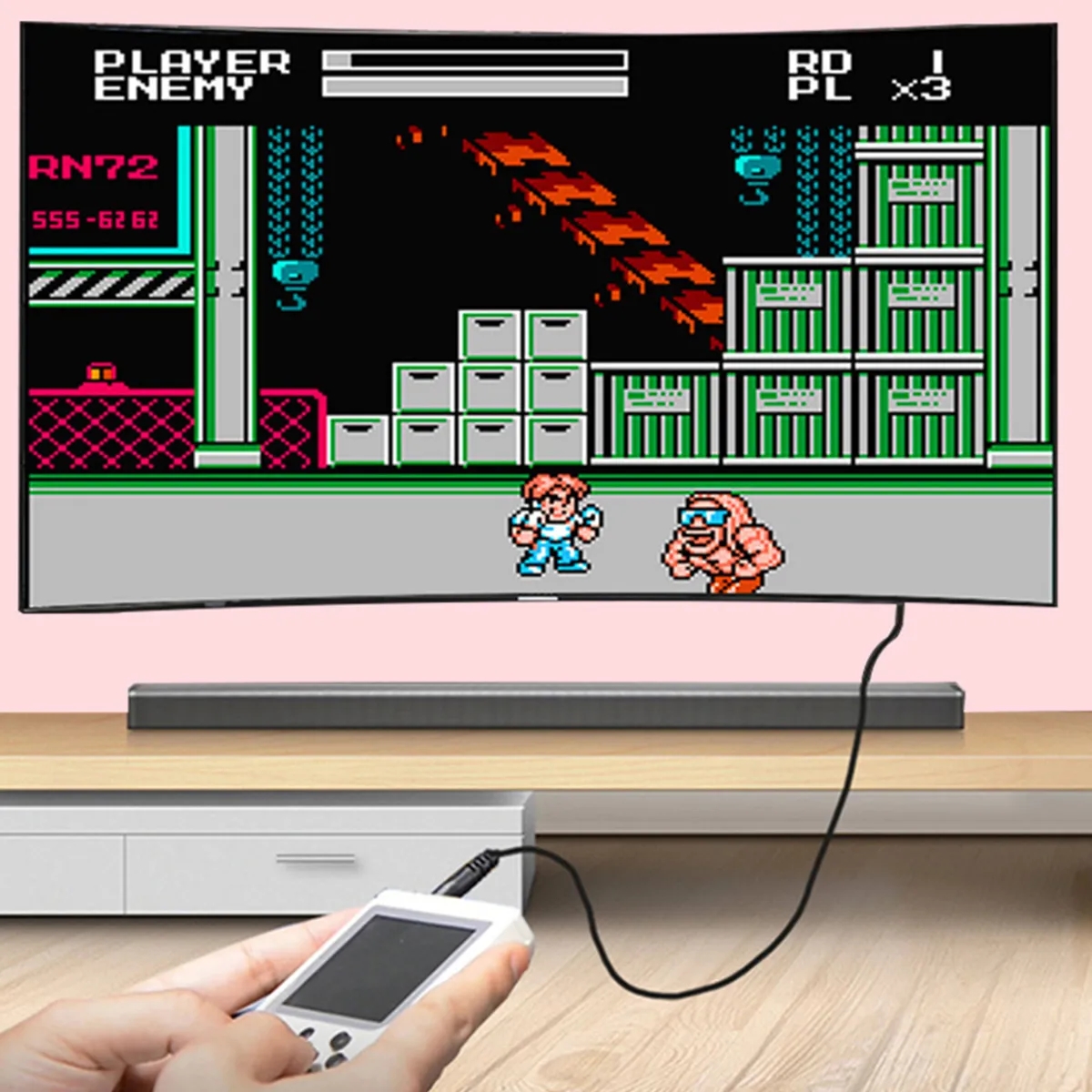 400 In 1 Compatible Classical Handheld Game Player Console 3
