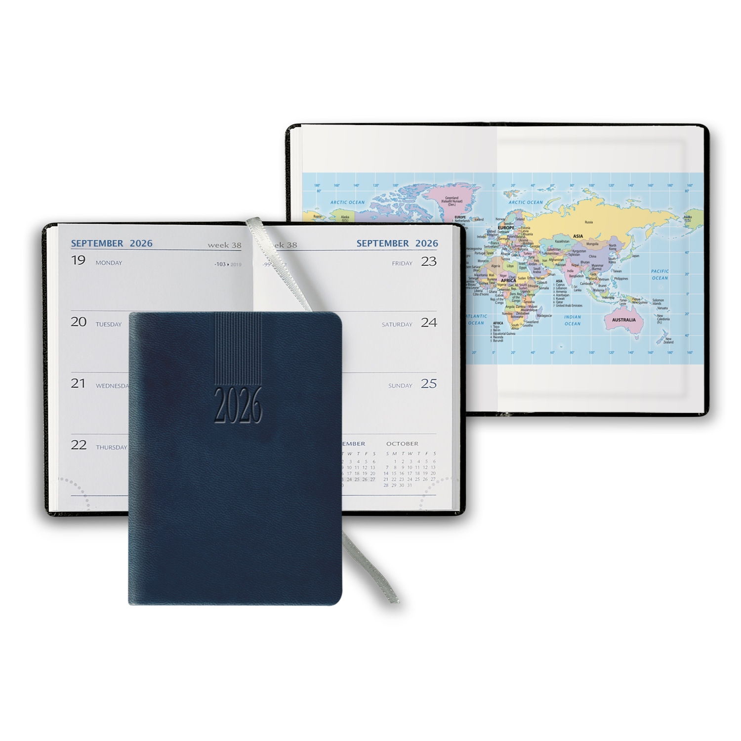 Castelli TucsonPico Pocket White Page Upright Weekly Diary 8