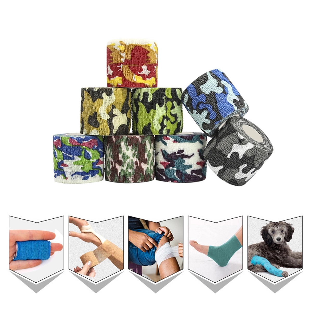 Non-woven Self-adhesive Sport Bandage 3