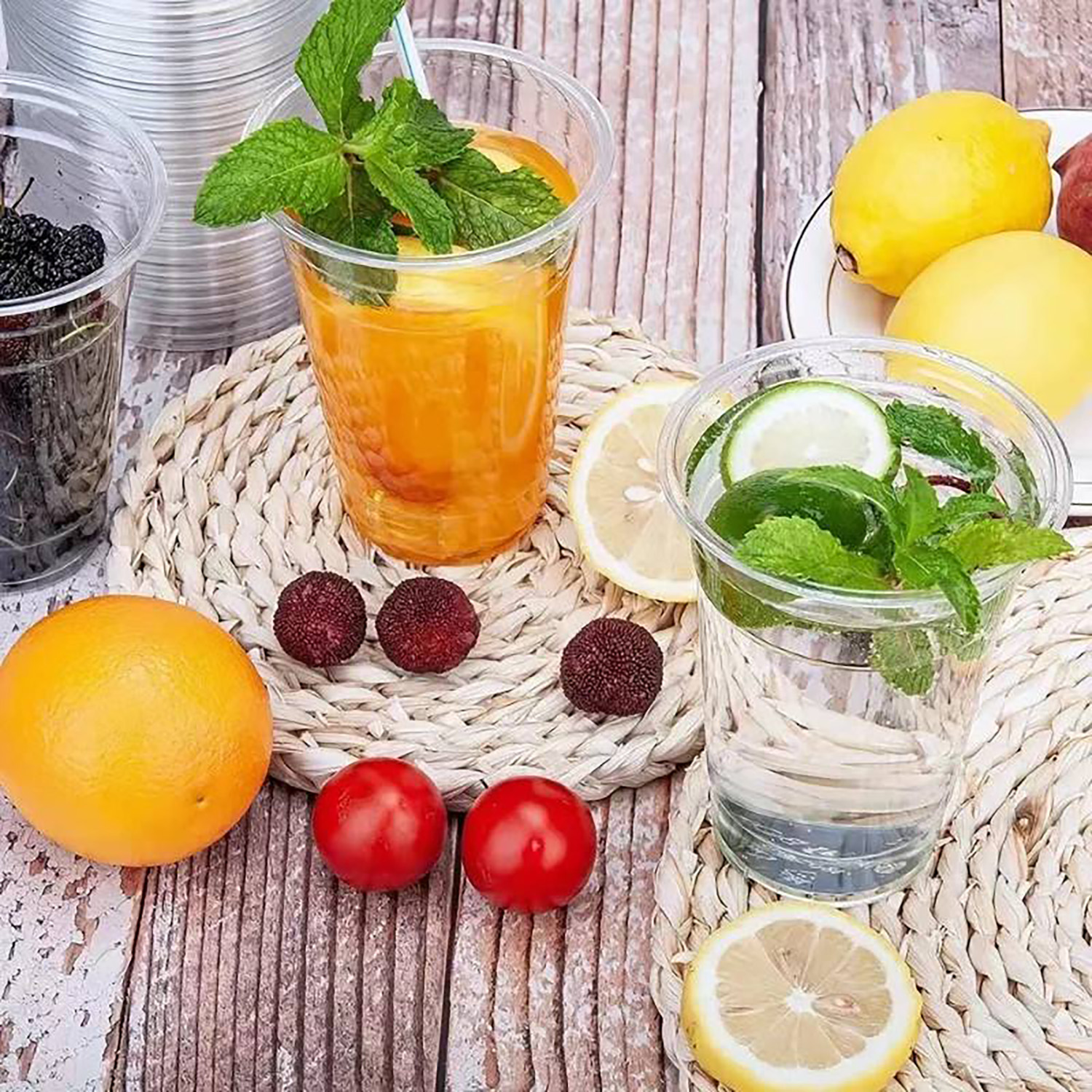 16oz Food Grade Disposable Clear Plastic Cup 6