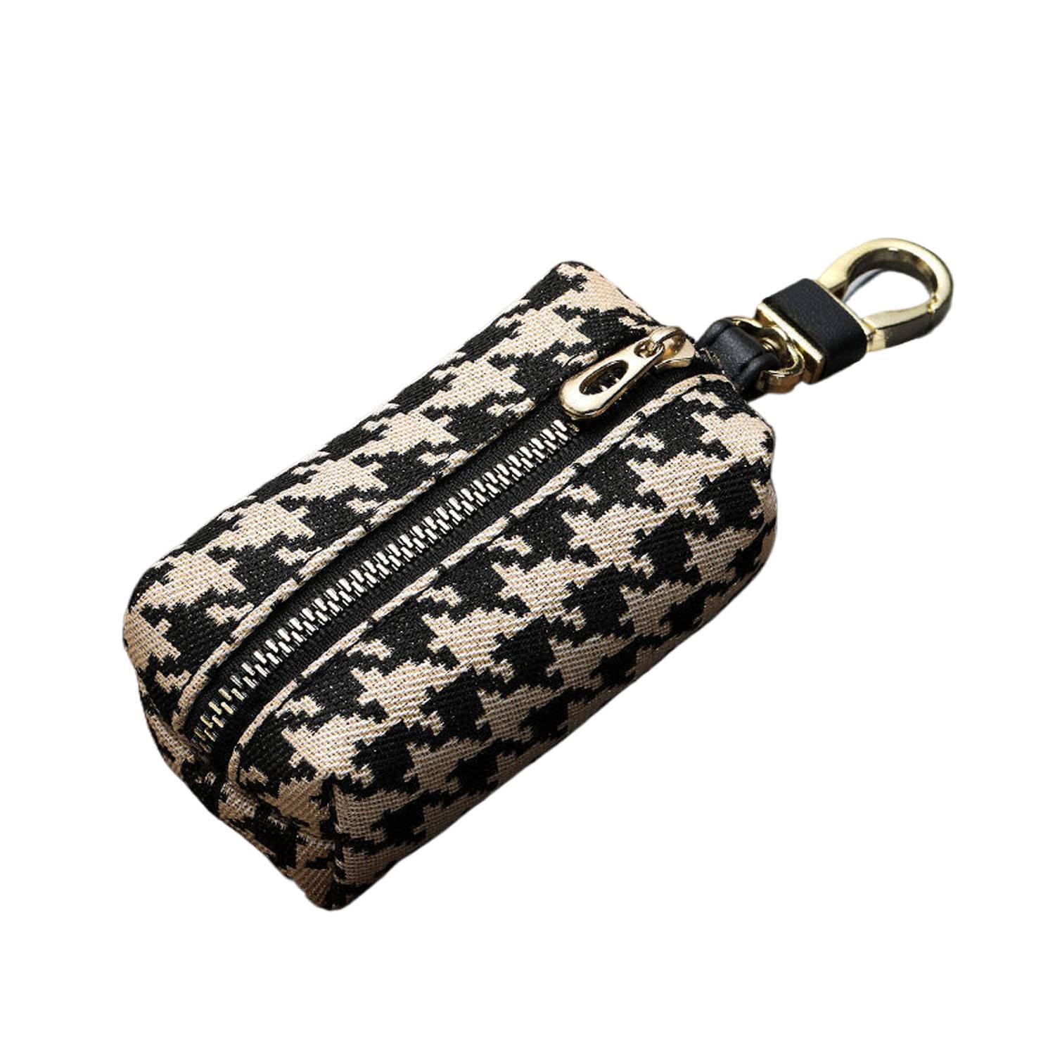 Durable Compact Large Capacity Casual Canvas Key Bag 3