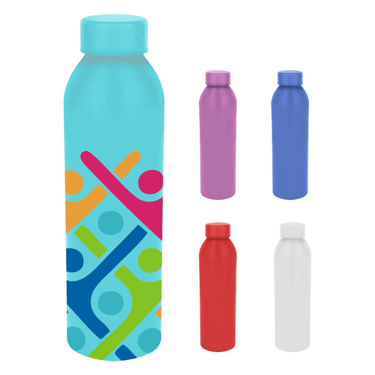 22 Oz. Full Color Serena Aluminum Bottle

