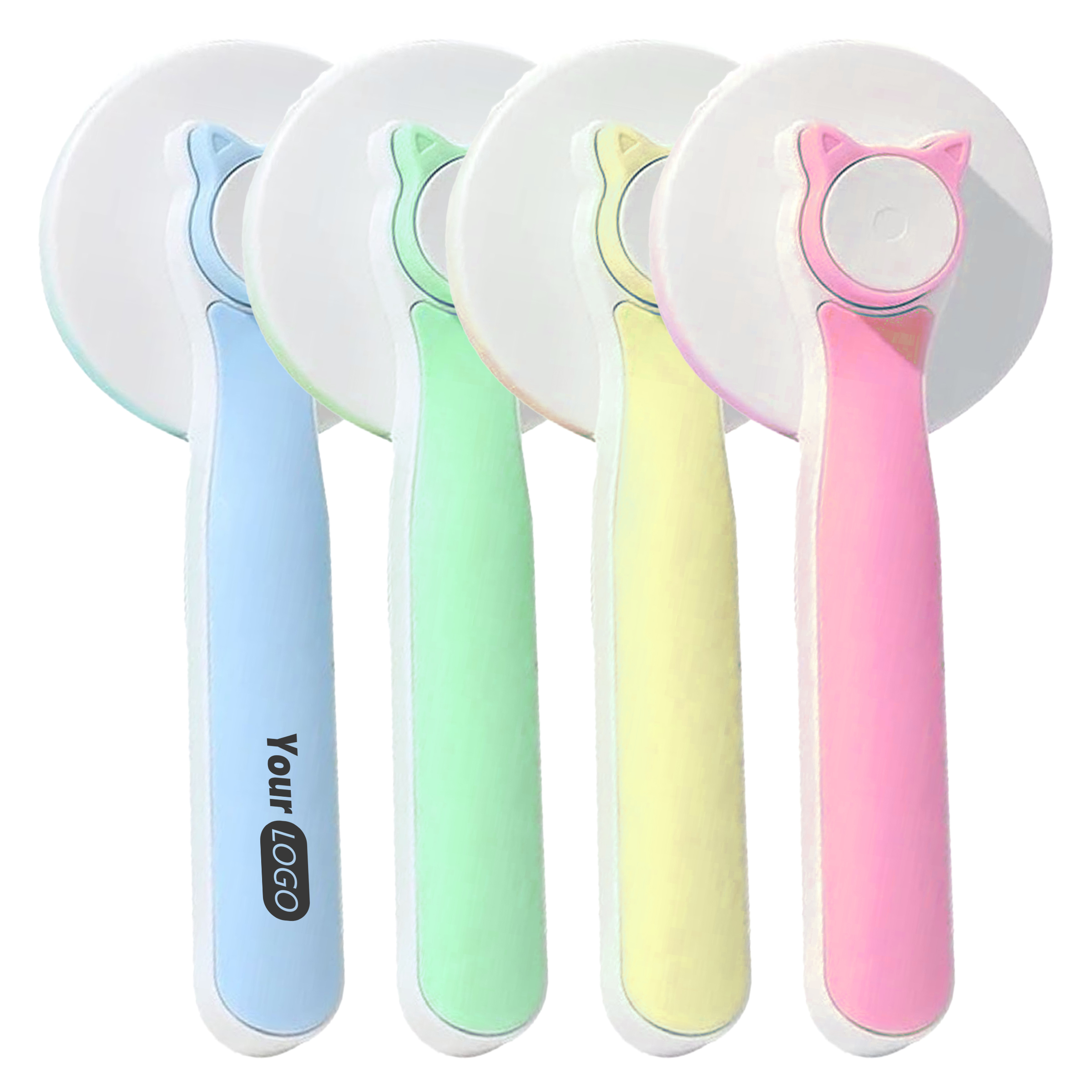Plastic Ergonomic Pet Grooming Brush With Cat Ear Design 3