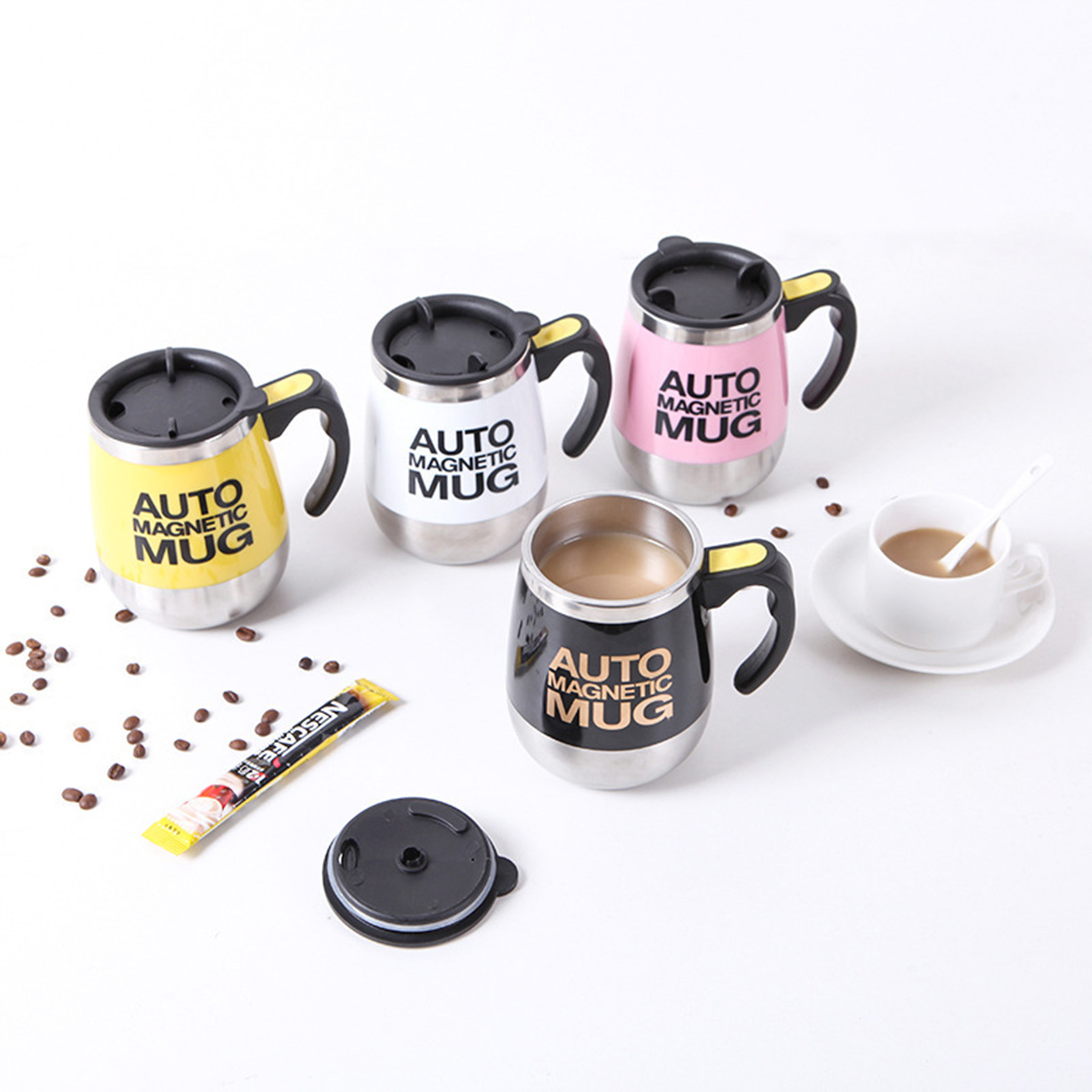 Auto Mixing Stainless Steel Cups 2