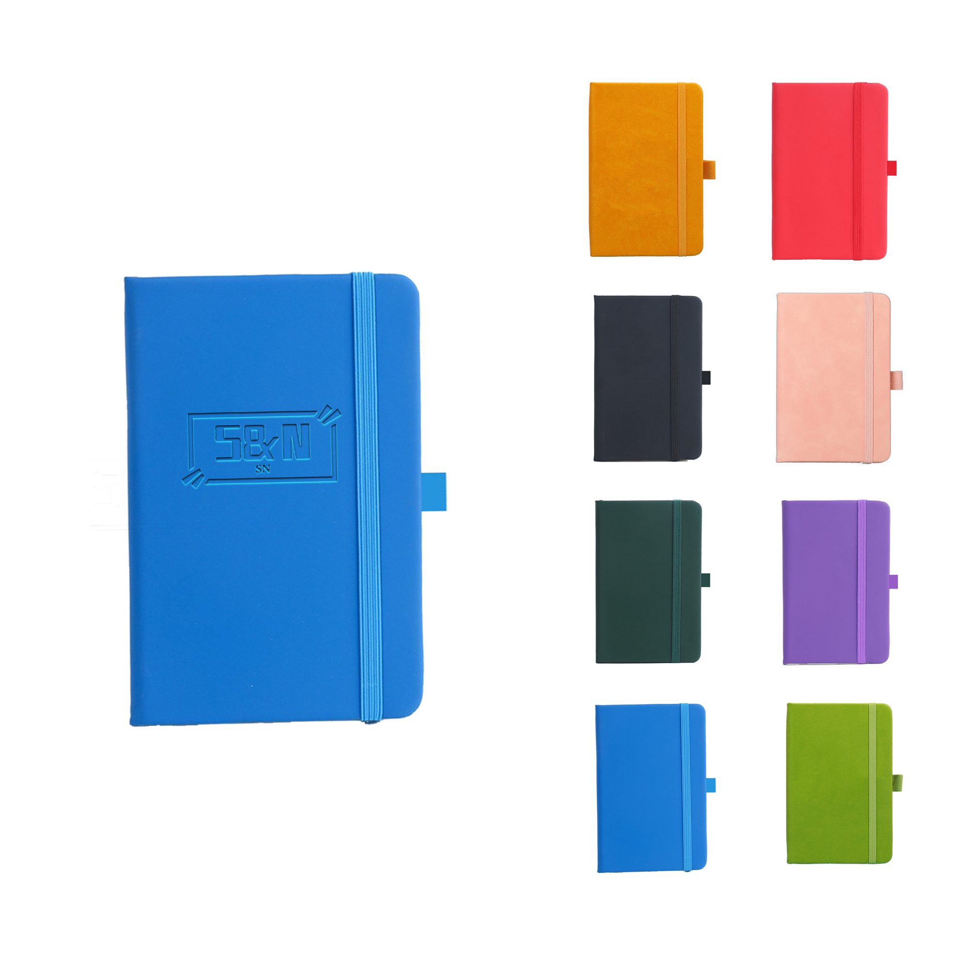 A6 Leather Portable Pocket Notebook With Strap 2
