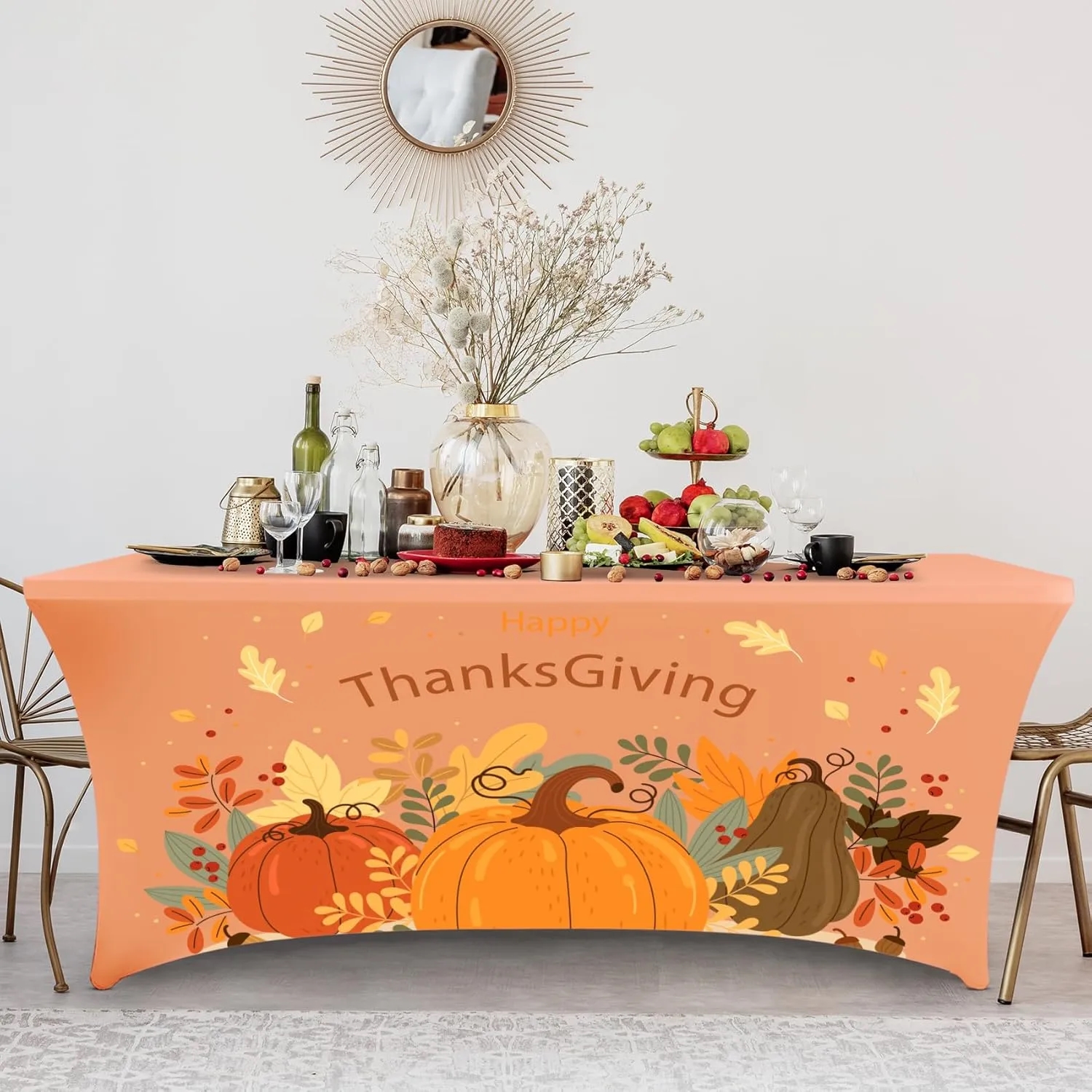 6' Sublimation Stretch Table Cover 1