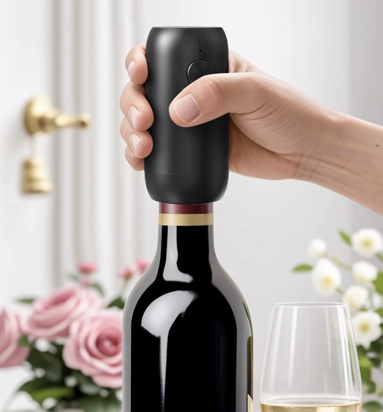 Electric Wine Saver & Preserver Pump with Vacuum Wine Stopper 4
