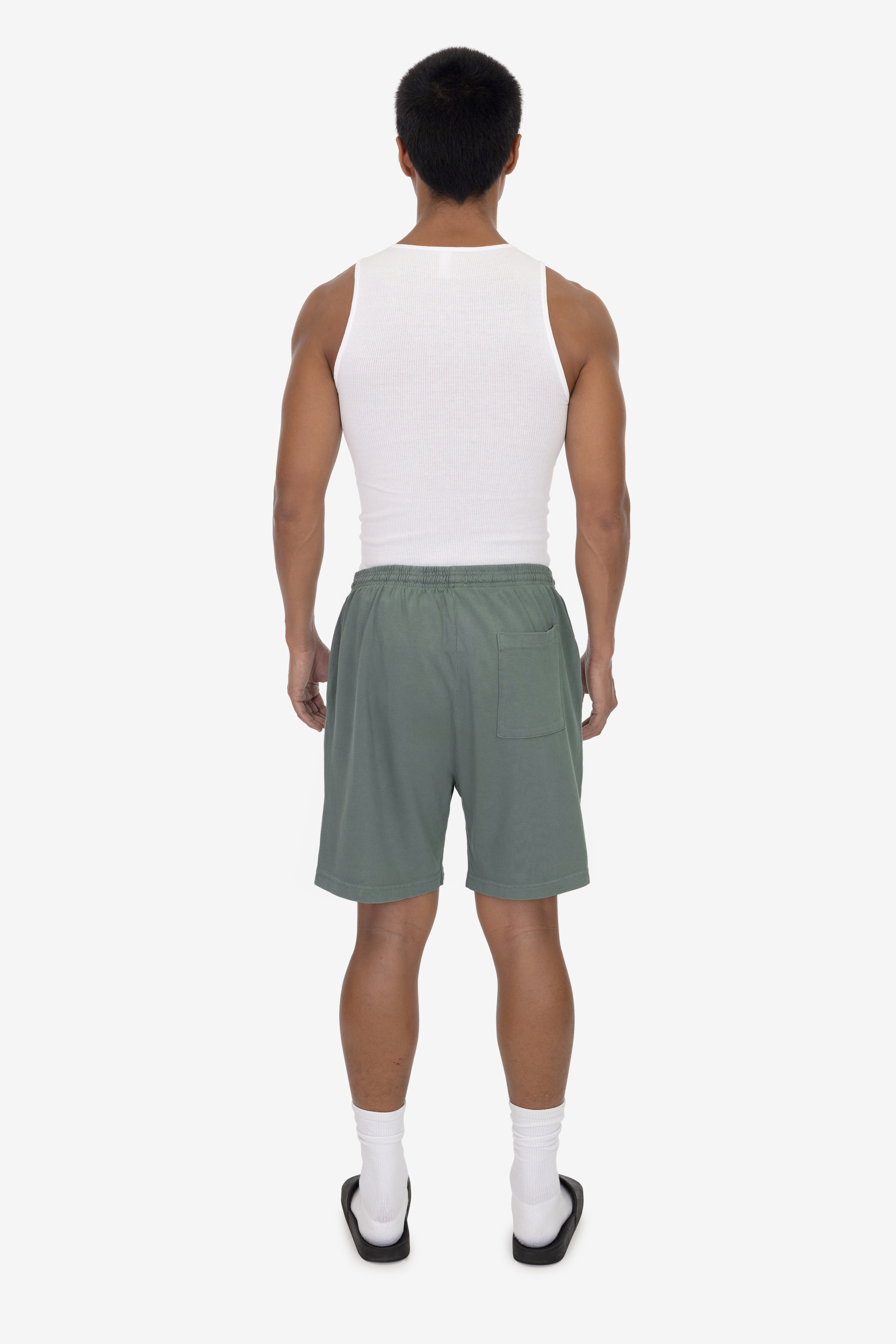 8.5 OZ MID-LENGTH HEAVY JERSEY SHORTS 12