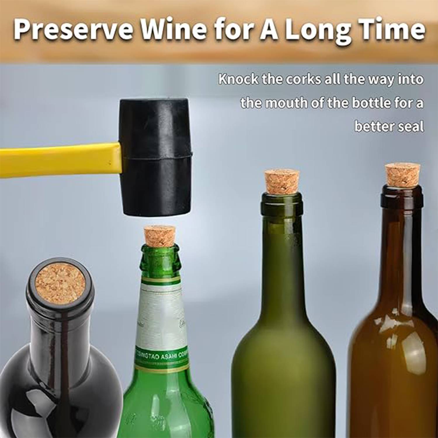 Tapered Cork Plugs Wine Bottle Stopper 5