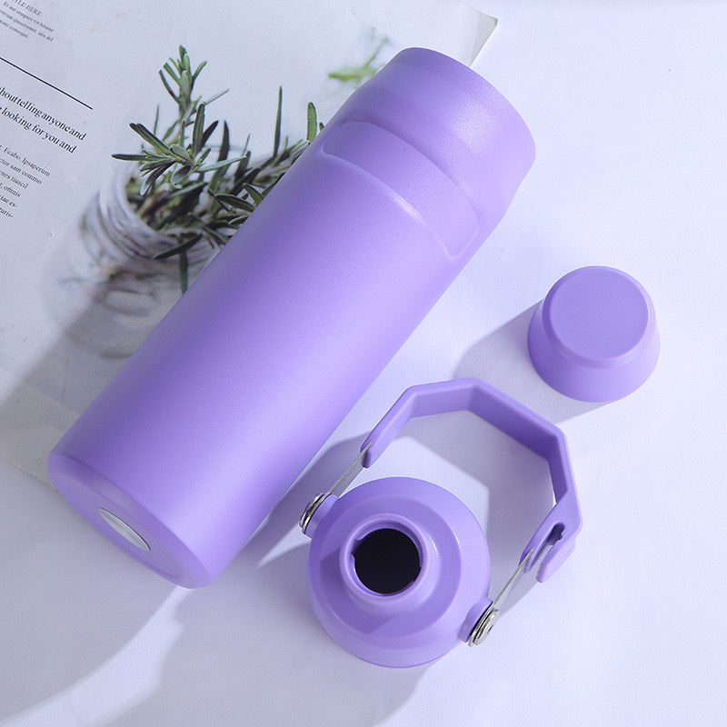 24OZ Insulated Water Bottle With Handle, custom water bottle with logo imprint 4